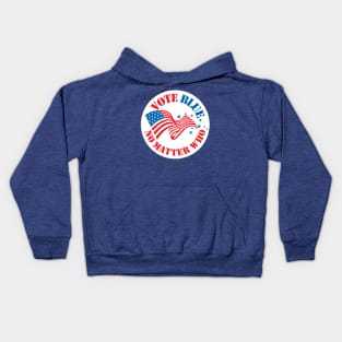 Vote Blue Kids Hoodie